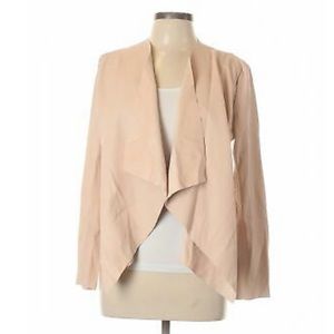 Zara Pink Faux Leather Jacket with Suede Lining